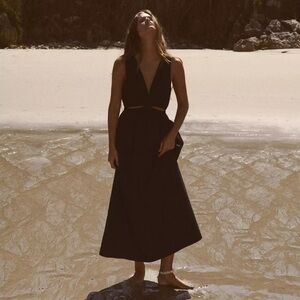 Zara Cut Out Gabardine Mini Dress